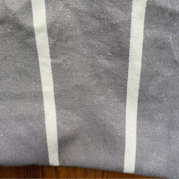 L’il Lemons (For Love & Lemons) $85 Kids Gray Stripe Linen Jumpsuit 6T NWOT - Picture 6 of 14